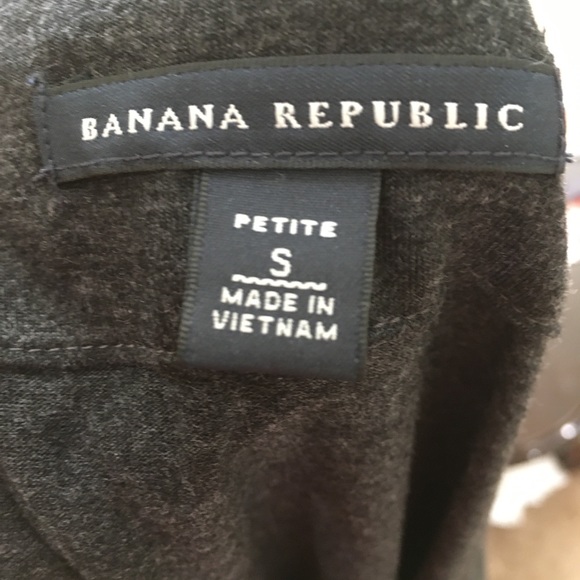 Banana Republic s gathered scoopneck quarter sleeve so soft mini dress - Picture 7 of 8